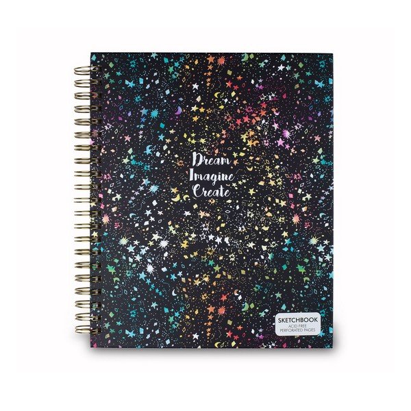 Czarny notes Tri-Coastal Design Dreams, 96 stron