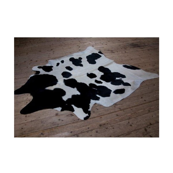 Skóra dekoracyjna z krowy argentyńskiej Black White, 360x160 cm