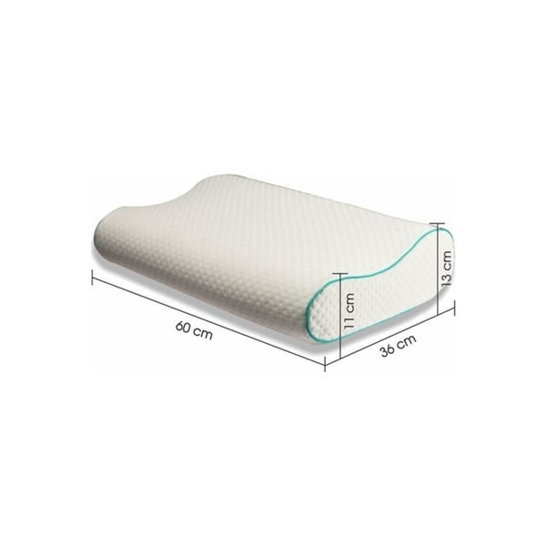 Poduszka ortopedyczna wypełniona pianką z pamięcią kształtu 40x60 cm – Mila Home