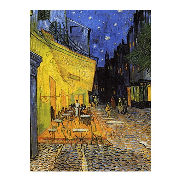 Reprodukcja obrazu Vincenta van Gogha - Cafe Terrace, 80x60 cm