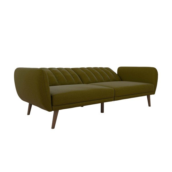 Zielona rozkładana sofa Novogratz Brittany-image-3