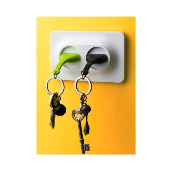 Wieszak na klucze Unplug Key Ring, zielony/czarny-image-2