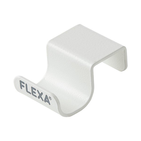 Biały haczyk na torbę Flexa