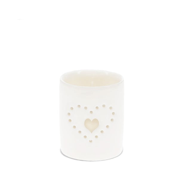 Ceramiczny świecznik na świeczkę typu tealight Heart – Rex London