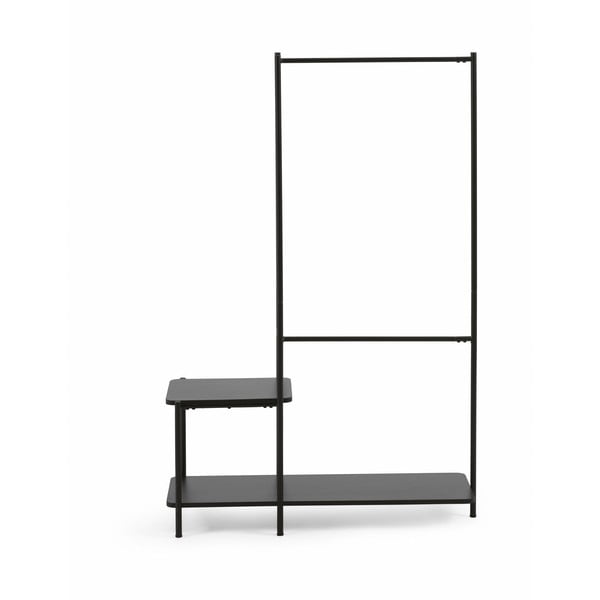 Czarny metalowy zestaw do przedpokoju Kave Home Galatia