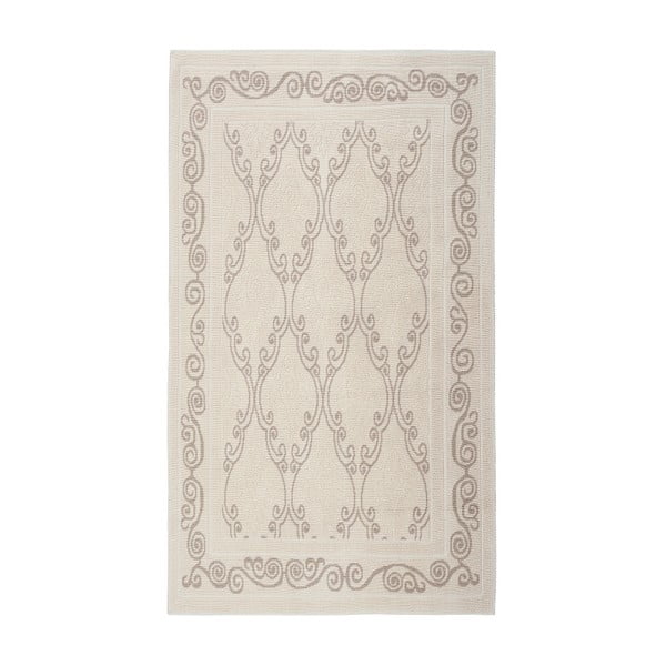 Kremowy dywan bawełniany Floorist Gina, 80x300 cm