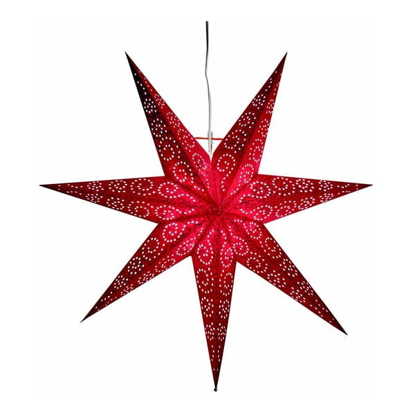 Czerwona gwiazda świecąca Best Season Antique Red, 60 cm