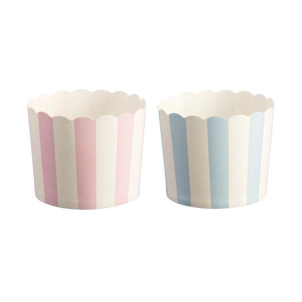 Zestaw 20 papierowych papilotek na muffiny w paski Mason Cash Stripes