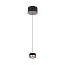 Lampa wisząca LED w czarno-srebrnym kolorze ø 15,5 cm Orbit – Trio Select