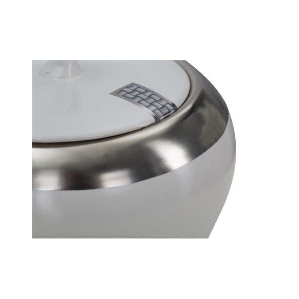 Biały pojemnik ceramiczny Mauro Ferretti Luttich, 15 cm-image-1