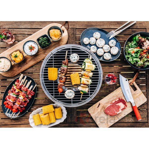 Grill na węgiel drzewny/przenośny ø 35 cm Classic – LotusGrill-image-1