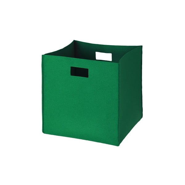 Filcowe pudełko 36x35 cm, zielone
