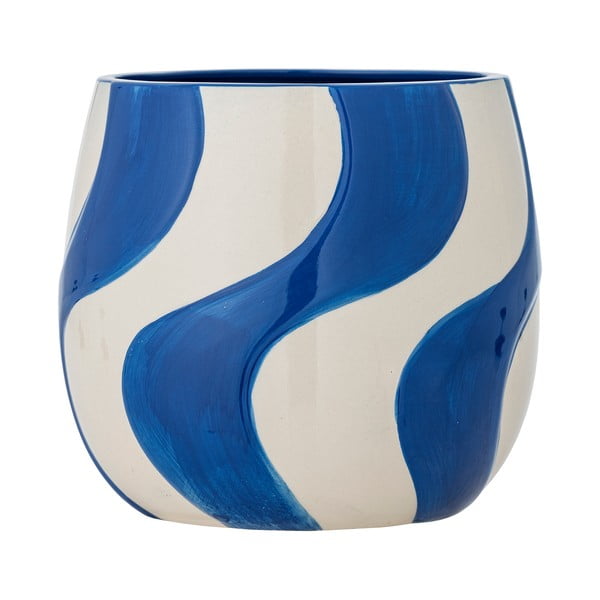 Kamionkowa ręcznie malowana osłonka na doniczkę ø 20,5 cm Romy – Bloomingville