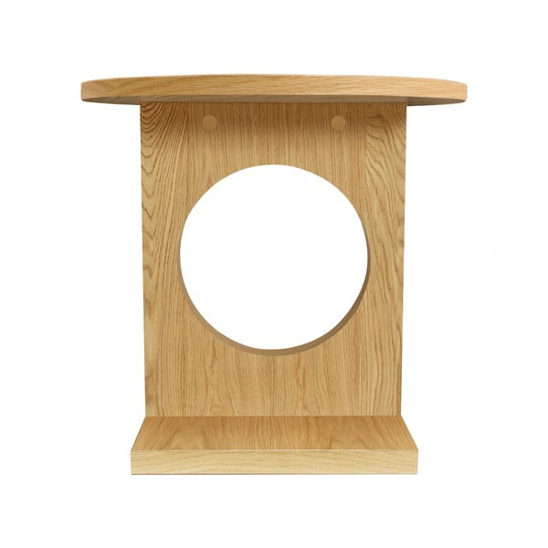 Stolik kawowy z drewna dębowego Woodman Bau-image-2