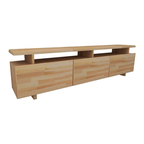 Naturalna szafka pod TV z drewna sosnowego 174x52 cm Natural – Kalune Design