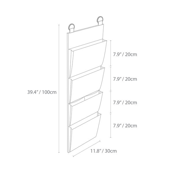 Beżowy wiszący organizer Bigso Box of Sweden Hang-image-3