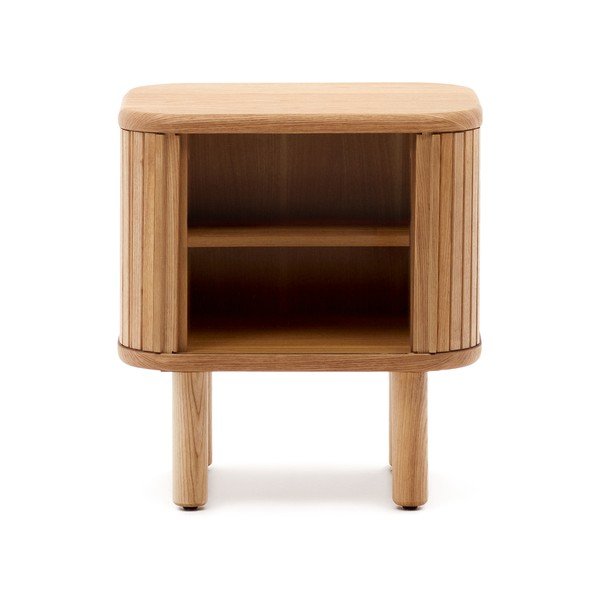 Szafka nocna w dekorze jesionu Mailen – Kave Home-image-4