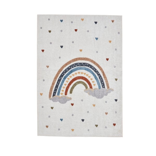 Kremowy dywan dziecięcy 120x170 cm Vida Rainbow – Think Rugs