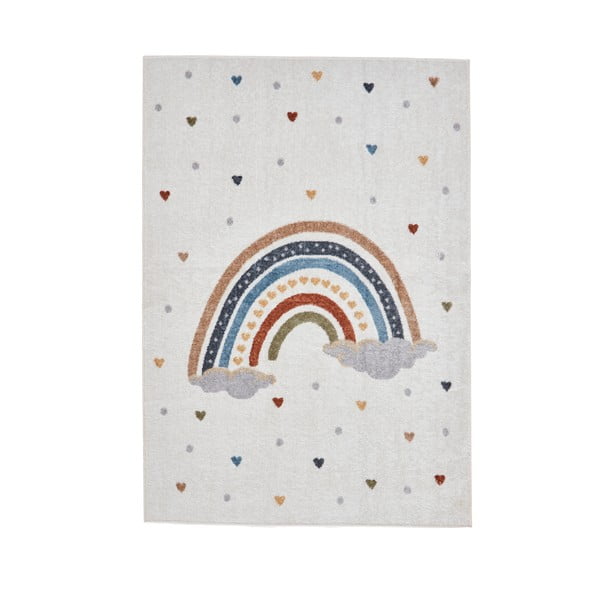 Kremowy dywan dziecięcy 120x170 cm Vida Rainbow – Think Rugs