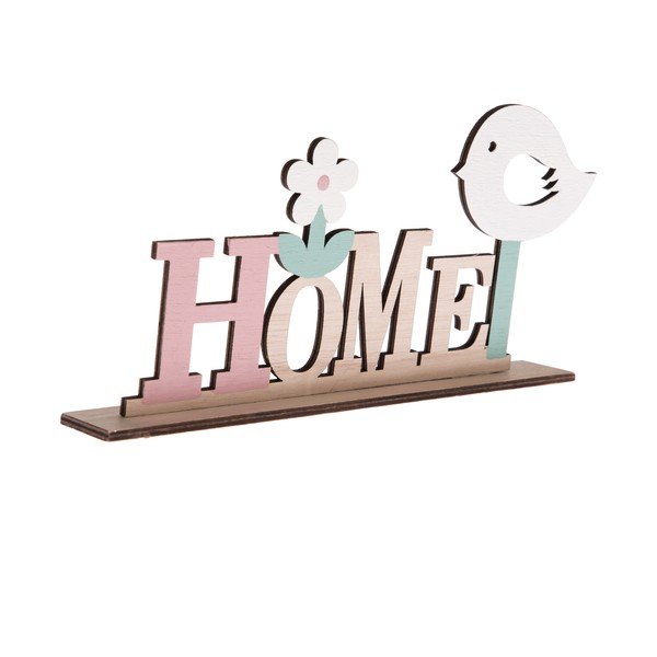 Drewniana dekoracja Dakls Home Pastel