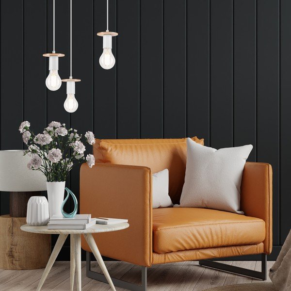 Biała lampa wisząca Angelina – LAMKUR-image-3