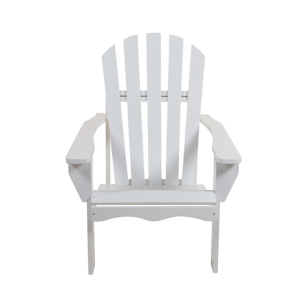 Biały fotel z drewna topoli Santiago Pons
