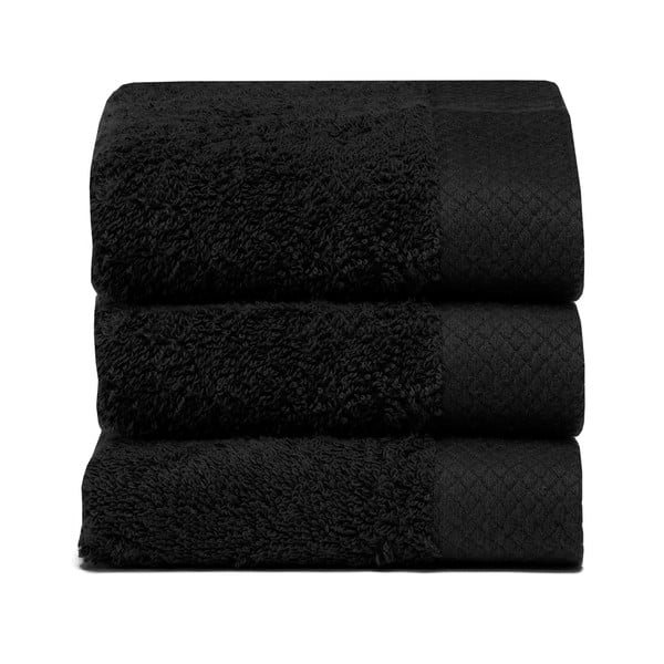 Komplet
  3 ręczników Pure Black, 30x50 cm