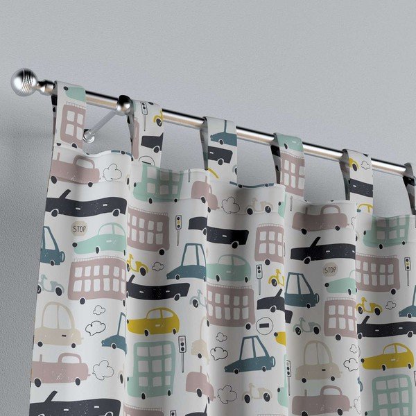 Zasłona dziecięca 260x130 cm Magic Collection – Yellow Tipi-image-4