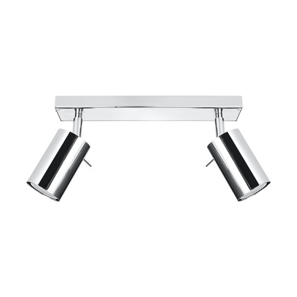 Metalowa lampa punktowa w kolorze srebra 6x30 cm Etna – Sollux