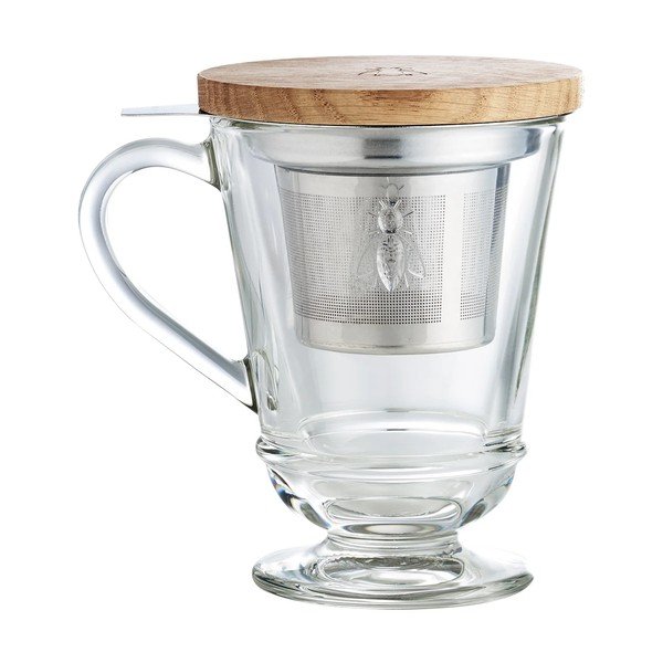 Szklany kubek z sitkiem 270 ml Abeille – La Rochére