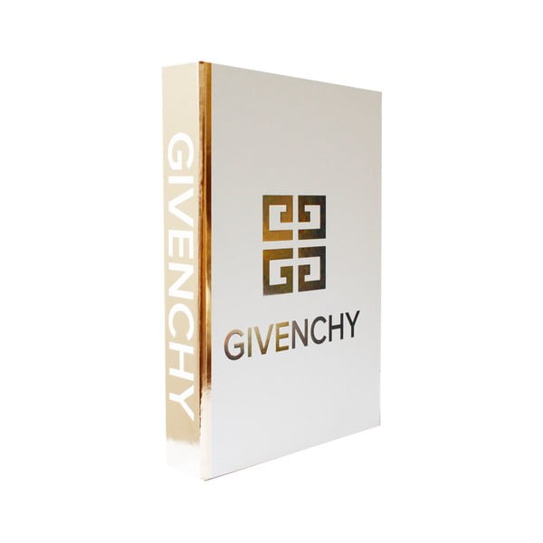 Pudełko dekoracyjne w kształcie książki Piacenza Art Givenchy Blanc