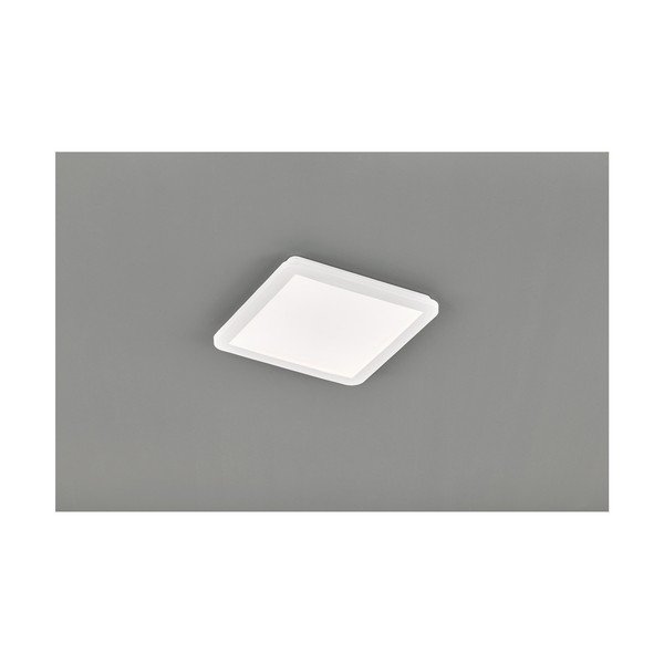 Biała kwadratowa lampa sufitowa LED Reality Camillus, 30x30 cm-image-2