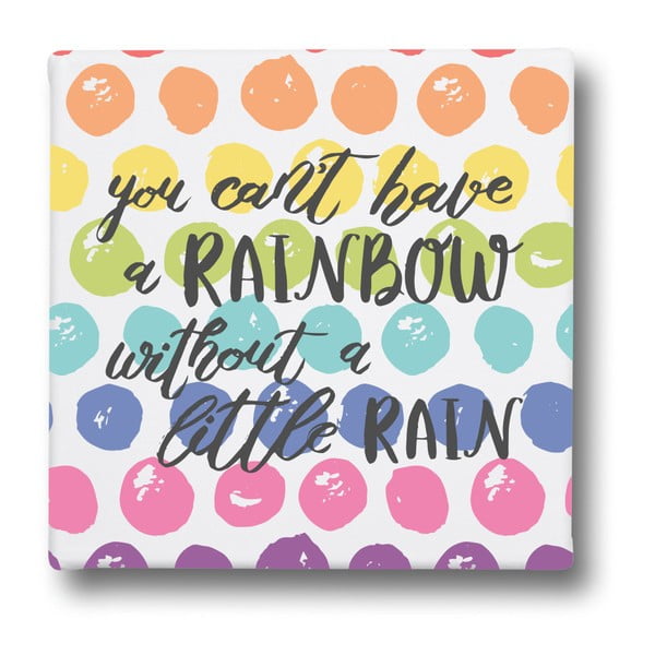 Obraz Butter Kings Rainbow Quote