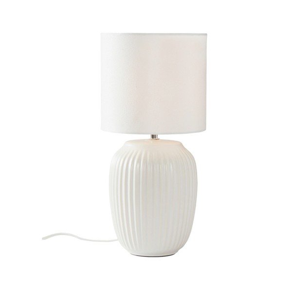 Biała lampa stołowa ceramiczna (wysokość 41 cm) Karlsson – Jotex