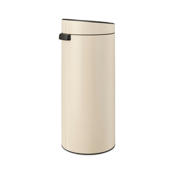 Beżowy stalowy kosz na śmieci otwierany na dotyk 30 l Touch Bin – Brabantia-image-2