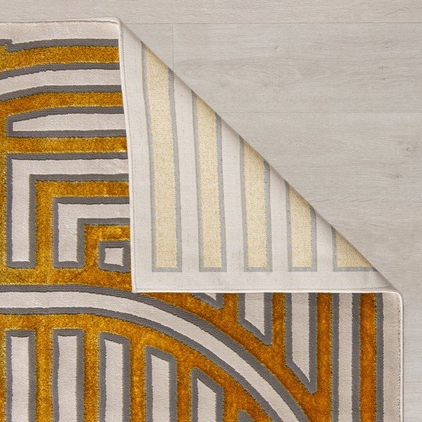 Dywan w kolorze złotym 170x116 cm Eris Gatsby – Flair Rugs-image-4
