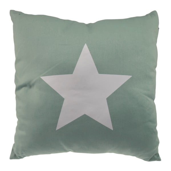 Zielona poduszka Incidence Star, 40x40 cm