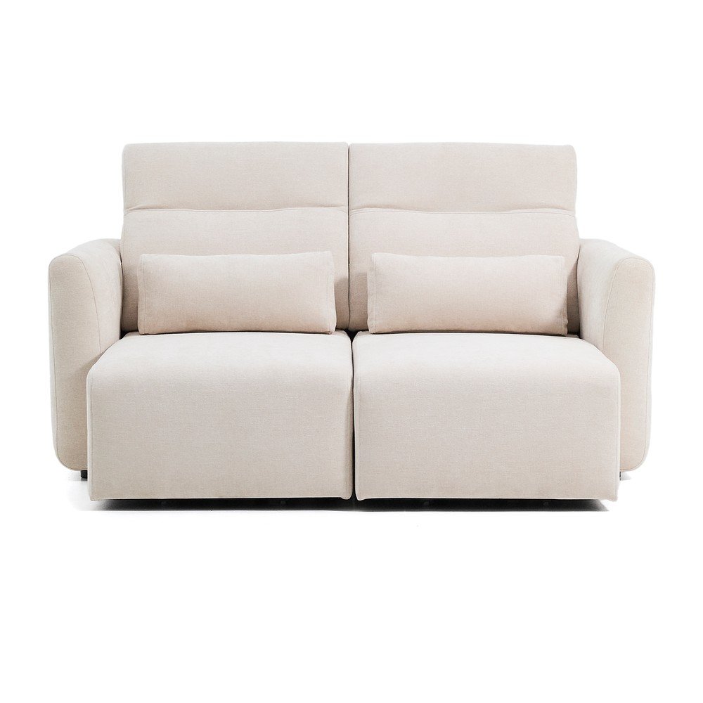 Beżowa częściowo rozkładana sofa z tkaniny szenilowej z szezlongiem 180 cm Lares – Kave Home (zdjęcie 6)