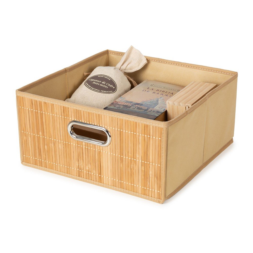 Bambusowy pojemnik 31x31x15 cm – Compactor