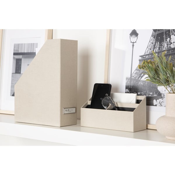 Kartonowe organizery zestaw 4 szt. Hugo Canvas Paper Laminate – Bigso-image-1