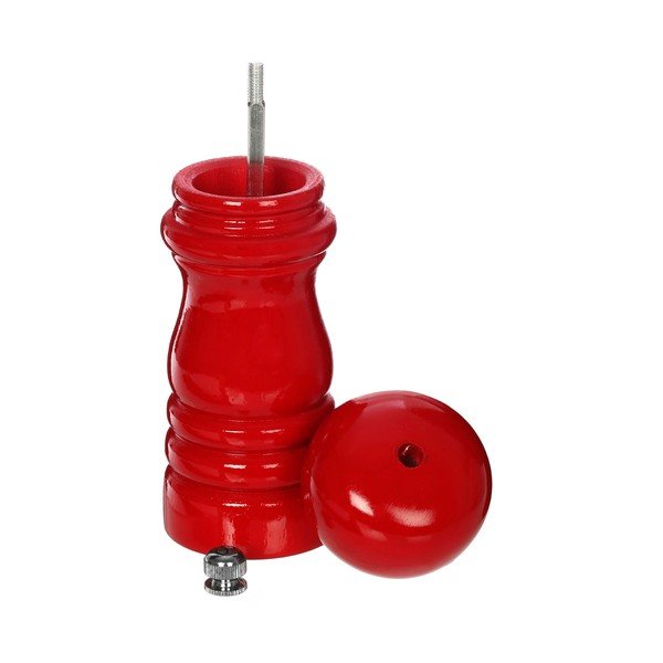 Zestaw 2 młynków drewnianych do pieprzu i soli w czerwonym kolorze Premier Housewares-image-3