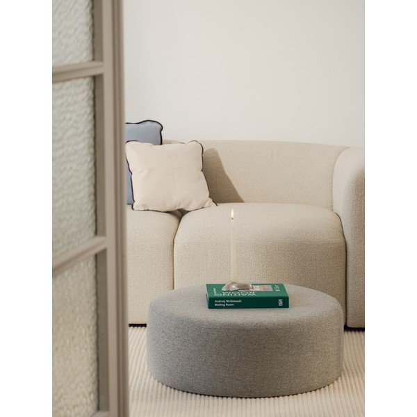 Szary wełniany puf Folk – noo.ma-image-1