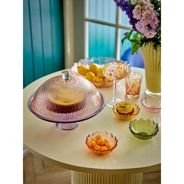 Szklany półmisek z kloszem Tayo – Bloomingville-image-4