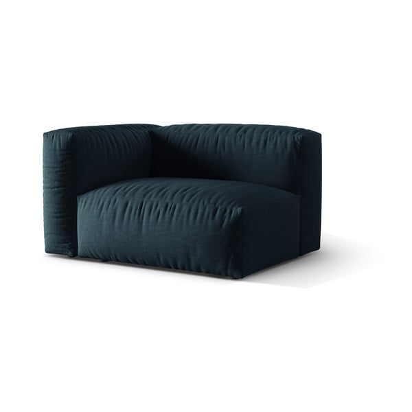 Ciemnoniebieski moduł sofy (lewostronny) Martina – Micadoni Home-image-1