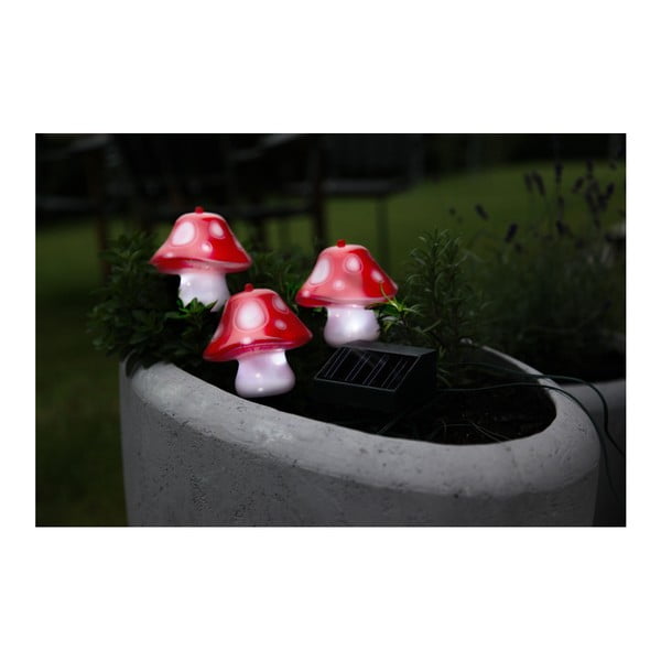 Lampiony Solar Energy Mushrooms Sticks, 3 ks-image-4