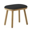 Antracytowo-naturalny stołek Paff Tall – UMAGE