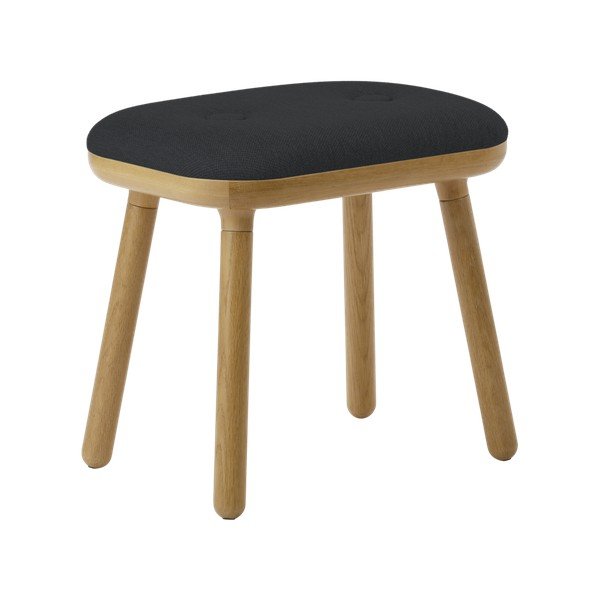 Antracytowo-naturalny stołek Paff Tall – UMAGE