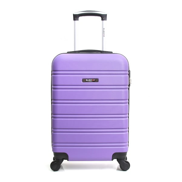 Fioletowa walizka podróżna na kółkach Blue Star Bilbao, 35 l