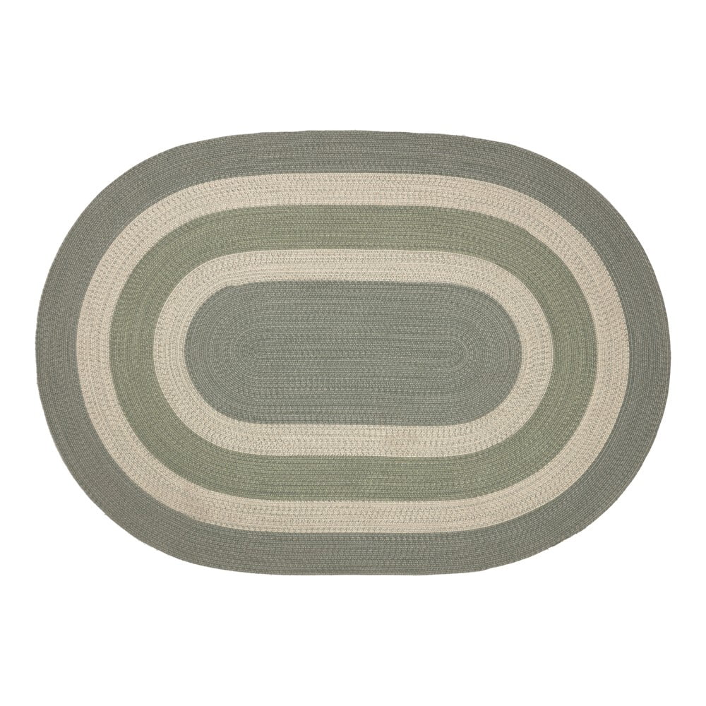 Zielony dywan z tworzywa z odzysku Kave Home Leeith, 160x230 cm