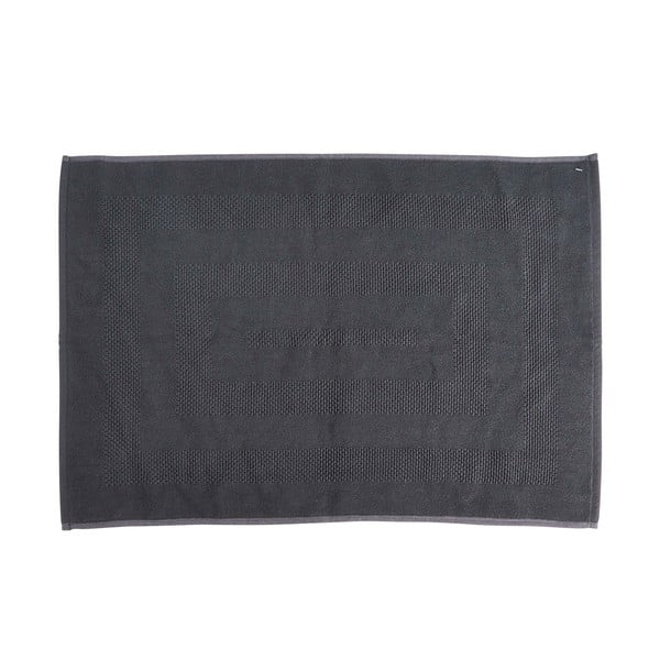 Czarny bawełniany dywanik łazienkowy Bahne & CO, 70x50 cm
